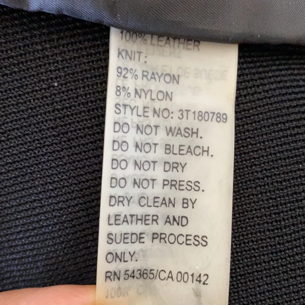 Peter Nygard Leather Studded Jacket - Picture 4 of 4